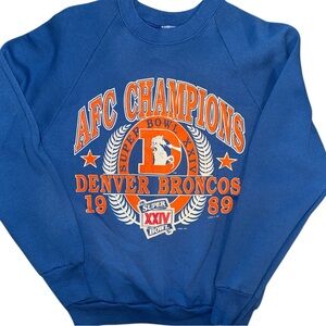Vintage Denver Broncos Crewneck 1989